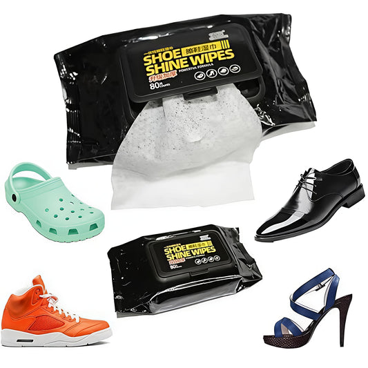 Shoe Cleaning Wipes (80 Pack) – Instant Shoe Cleaner